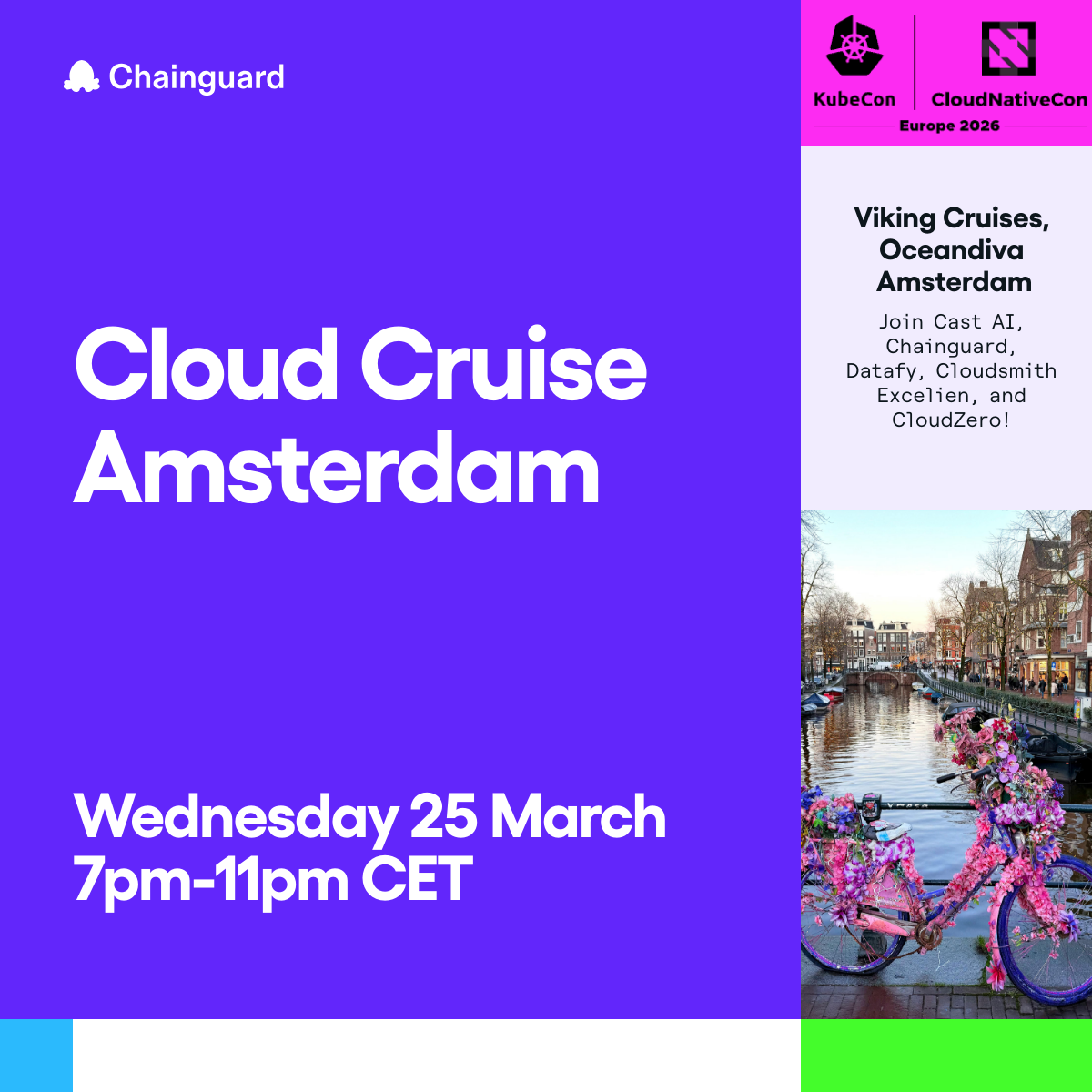 CAST AI Boat event kubecon EU  Title Card - Social - 1200 x 1200