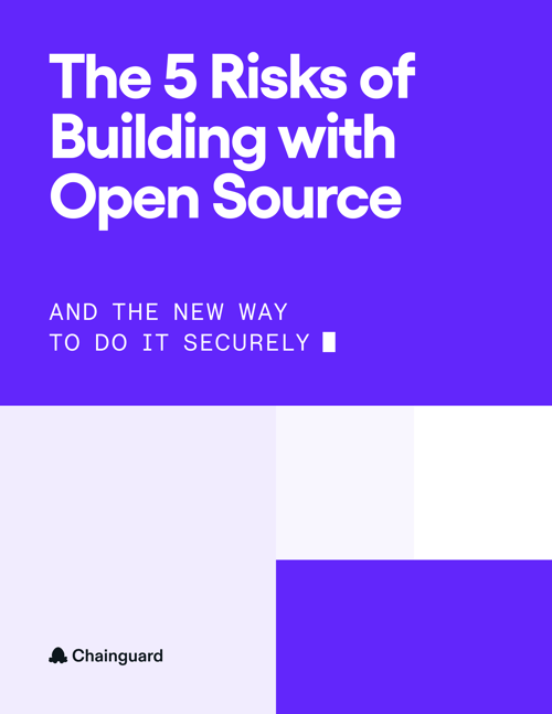 The 5 Risks of Building with Open Source - Cover